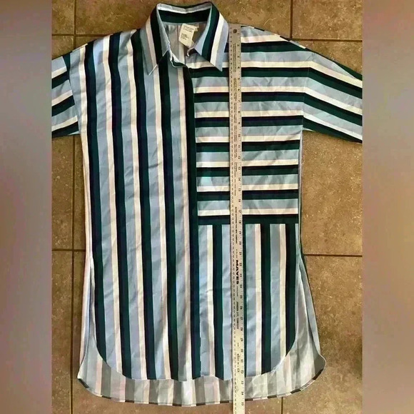 Akris Punto Striped Mini Dress Size 4 like NEW - Picture 13 of 13